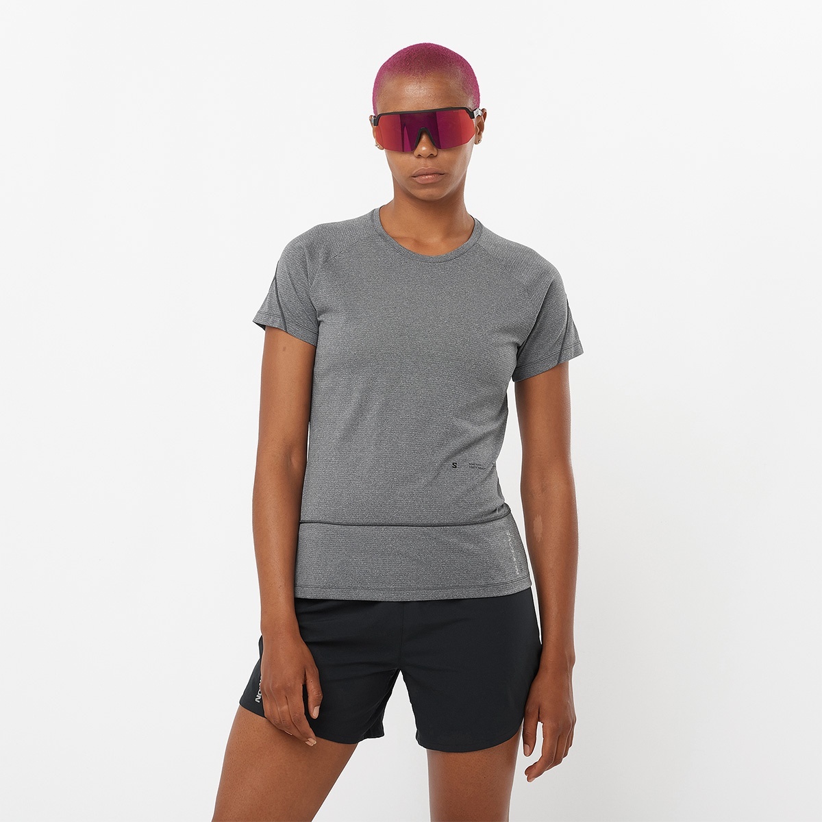 CROSS RUN TEE SS GFX W