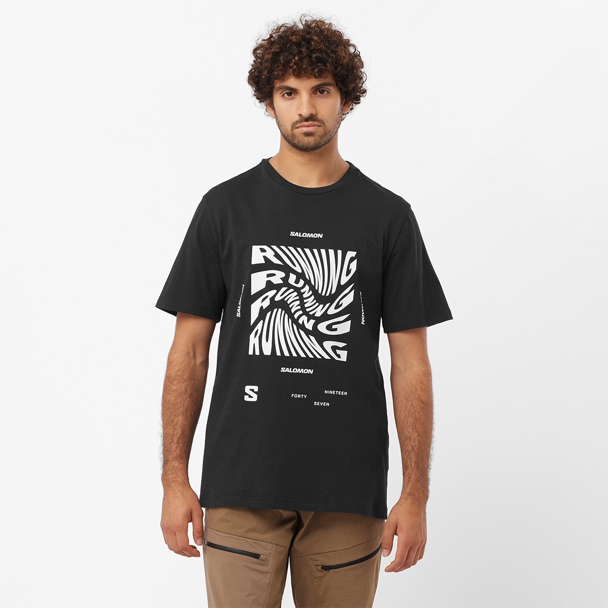 RUNNING GRAPHIC SS TEE M