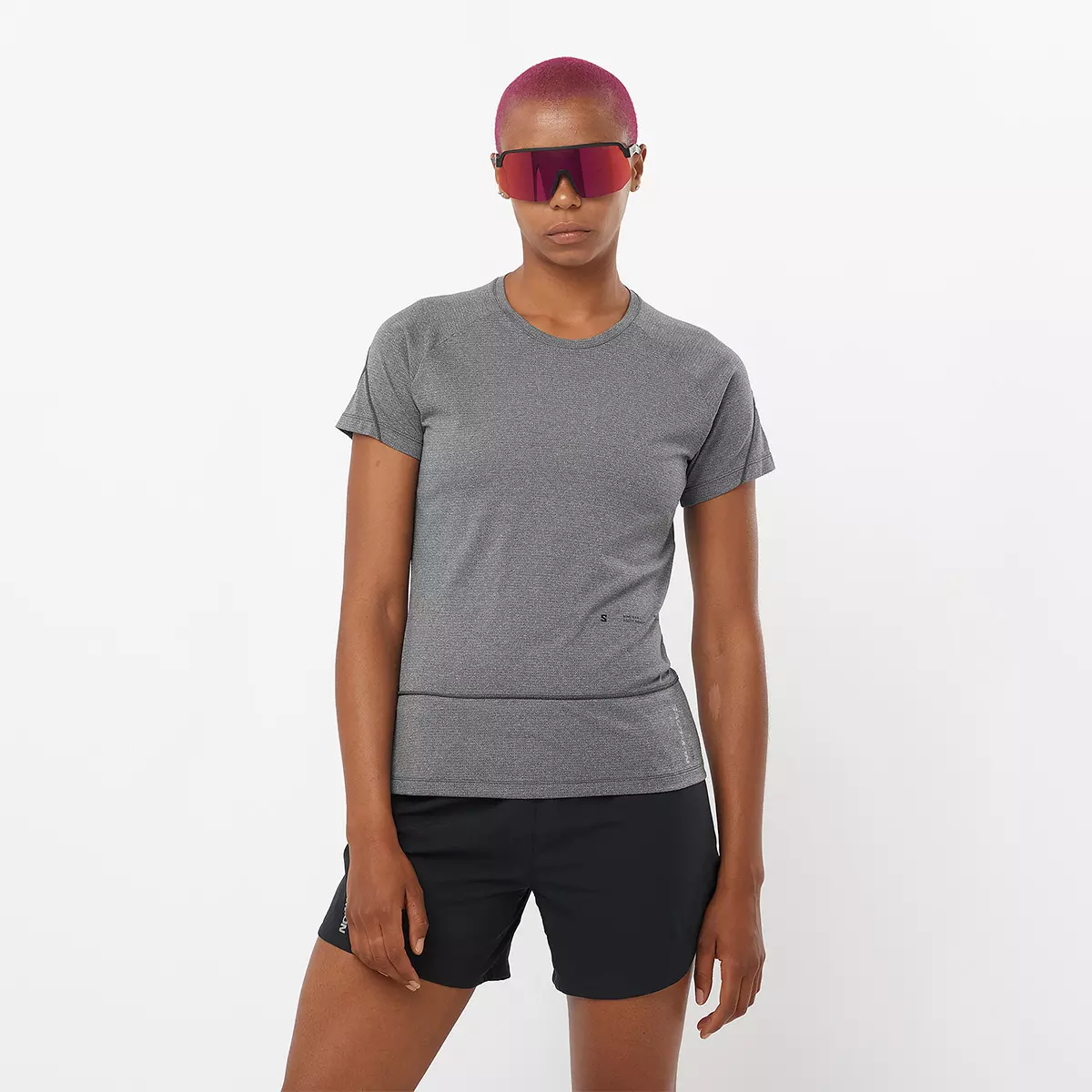 CROSS RUN TEE SS GFX W